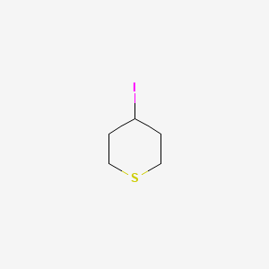 4-Iodotetrahydro-2H-thiopyran chemical structure (CAS 281204-90-8)