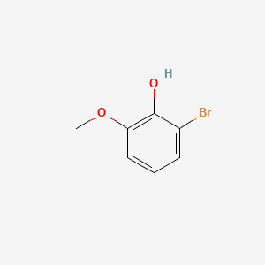2-Bromo-6-methoxyphenol chemical structure (CAS 28165-49-3)