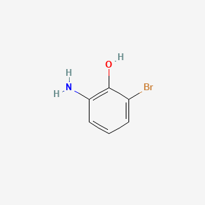 2-Amino-6-bromophenol chemical structure (CAS 28165-50-6)