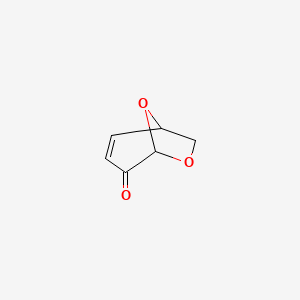 6,8-Dioxabicyclo[3.2.1]oct-2-en-4-one chemical structure (CAS 281676-64-0)