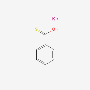 Benzenecarbothioic acid, potassium salt chemical structure (CAS 28170-13-0)