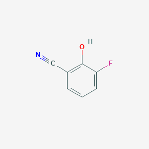 3-Fluoro-2-hydroxybenzonitrile chemical structure (CAS 28177-74-4)