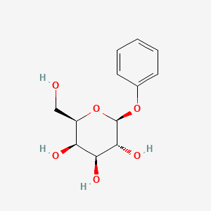 Phenyl b-D-galactoside chemical structure (CAS 2818-58-8)