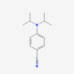 4-(Diisopropylamino)benzonitrile chemical structure (CAS 282118-97-2)