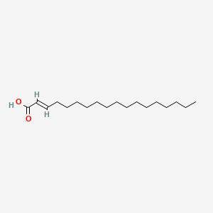 (E)-Octadec-2-enoic acid chemical structure (CAS 2825-79-8)