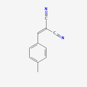 2-(4-Methylbenzylidene)malononitrile chemical structure (CAS 2826-25-7)