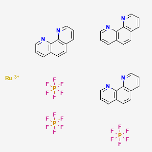 Tris(1,10-phenanthroline)ruthenium tris(hexafluorophosphate) chemical structure (CAS 28277-60-3)