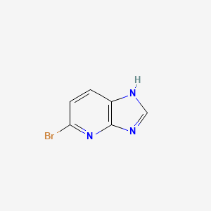 5-Bromo-1H-imidazo[4,5-b]pyridine chemical structure (CAS 28279-52-9)