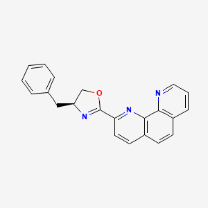 (S)-4-Benzyl-2-(1,10-phenanthrolin-2-yl)-4,5-dihydrooxazole chemical structure (CAS 2828438-15-7)