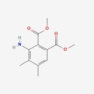 Dimethyl 3-amino-4,5-dimethylphthalate chemical structure (CAS 2828444-24-0)