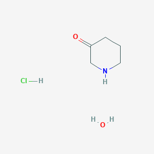 Piperidin-3-one hydrochloride hydrate chemical structure (CAS 2828446-66-6)