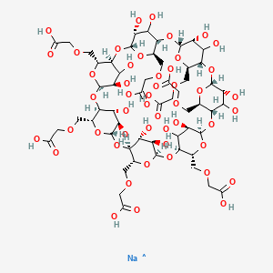 Carboxymethyl-β-cyclodextrin sodium salt chemical structure (CAS 2828447-14-7)