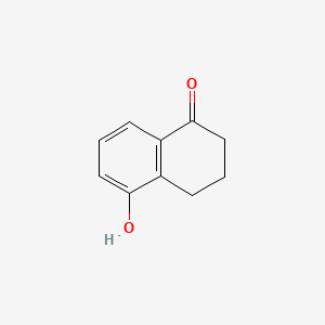 5-Hydroxy-3,4-dihydronaphthalen-1(2H)-one chemical structure (CAS 28315-93-7)