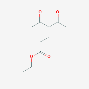 Ethyl 4-acetyl-5-oxohexanoate chemical structure (CAS 2832-10-2)