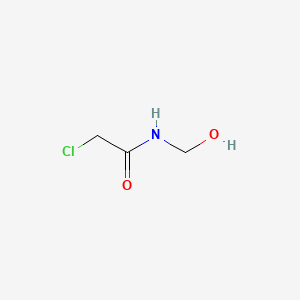 2-Chloro-N-(hydroxymethyl)acetamide chemical structure (CAS 2832-19-1)