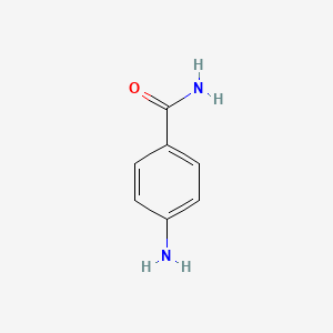 4-Aminobenzamide chemical structure (CAS 2835-68-9)