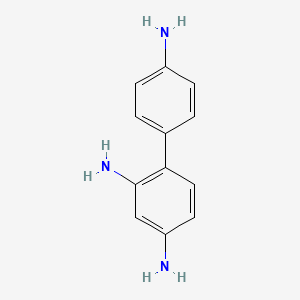 [1,1'-Biphenyl]-2,4,4'-triamine chemical structure (CAS 2835-69-0)