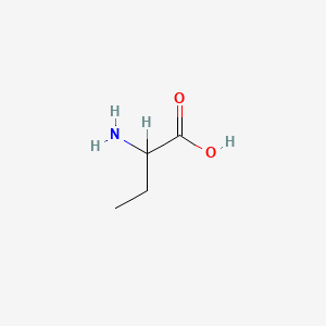 H-DL-Abu-OH chemical structure (CAS 2835-81-6)