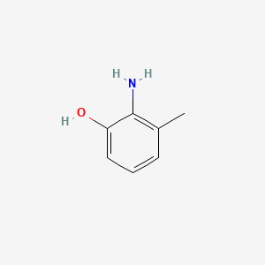 2-Amino-3-methylphenol chemical structure (CAS 2835-97-4)