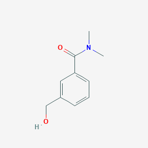 3-(Hydroxymethyl)-N,N-dimethylbenzamide chemical structure (CAS 283608-49-1)
