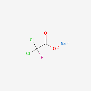 Sodium dichlorofluoroacetate chemical structure (CAS 2837-90-3)