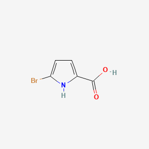 5-Bromo-1H-pyrrole-2-carboxylic acid chemical structure (CAS 28383-57-5)