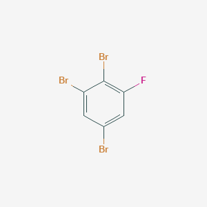 1,2,5-Tribromo-3-fluorobenzene chemical structure (CAS 2839-37-4)