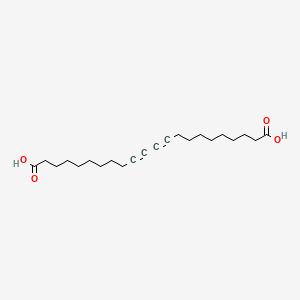 10,12-Docosadiynedioic acid chemical structure (CAS 28393-02-4)