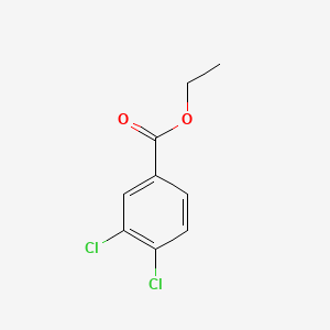 Ethyl 3,4-dichlorobenzoate chemical structure (CAS 28394-58-3)