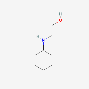 2-(Cyclohexylamino)ethanol chemical structure (CAS 2842-38-8)