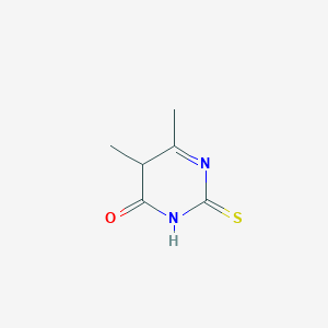 5,6-Dimethyl-2-thioxo-2,3-dihydropyrimidin-4(1H)-one chemical structure (CAS 28456-54-4)