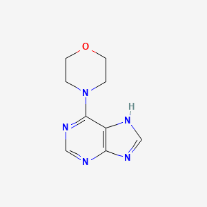 4-(1H-Purin-6-yl)morpholine chemical structure (CAS 2846-96-0)