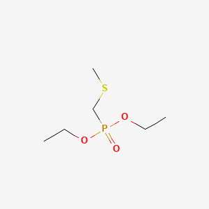 Diethyl ((methylthio)methyl)phosphonate chemical structure (CAS 28460-01-7)