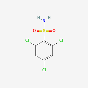 2,4,6-Trichlorobenzenesulfonamide chemical structure (CAS 28460-30-2)