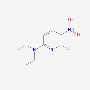 N,N-DIethyl-6-methyl-5-nitro-2-pyridinamine chemical structure (CAS 28489-43-2)