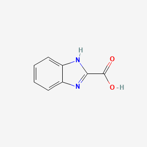 1H-Benzimidazole-2-carboxylic acid chemical structure (CAS 2849-93-6)