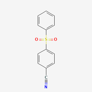 4-(Phenylsulfonyl)benzonitrile chemical structure (CAS 28525-13-5)