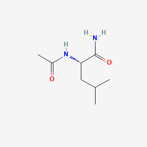 (S)-2-Acetamido-4-methylpentanamide chemical structure (CAS 28529-34-2)