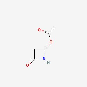 4-Acetoxy-2-azetidinone chemical structure (CAS 28562-53-0)