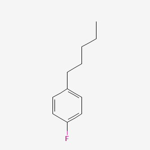 1-Fluoro-4-pentylbenzene chemical structure (CAS 28593-14-8)