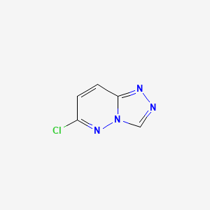 6-Chloro-[1,2,4]triazolo[4,3-b]pyridazine chemical structure (CAS 28593-24-0)