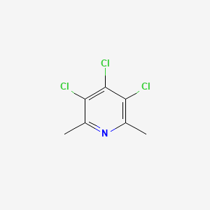 3,4,5-Trichloro-2,6-dimethylpyridine chemical structure (CAS 28597-08-2)