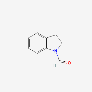 Indoline-1-carbaldehyde chemical structure (CAS 2861-59-8)