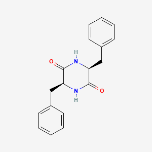 Cyclo(L-Phe-L-Phe) chemical structure (CAS 2862-51-3)
