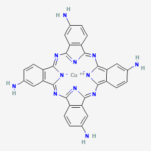 (Tetraaminophthalocyaninato)copper(Ⅱ) chemical structure (CAS 28632-30-6)
