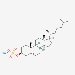 Cholesteryl sodium sulfate chemical structure (CAS 2864-50-8)