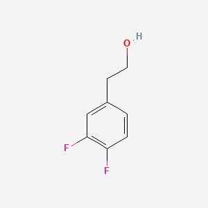 2-(3,4-Difluorophenyl)ethanol chemical structure (CAS 286440-92-4)