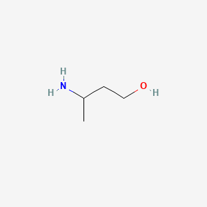 3-Aminobutan-1-ol chemical structure (CAS 2867-59-6)