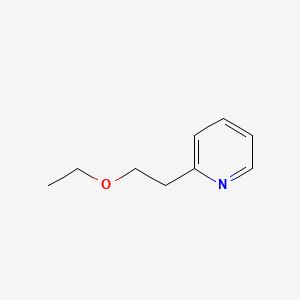 2-(2-Ethoxyethyl)pyridine chemical structure (CAS 28672-54-0)