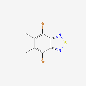 4,7-Dibromo-5,6-dimethylbenzo[c][1,2,5]thiadiazole chemical structure (CAS 28681-49-4)